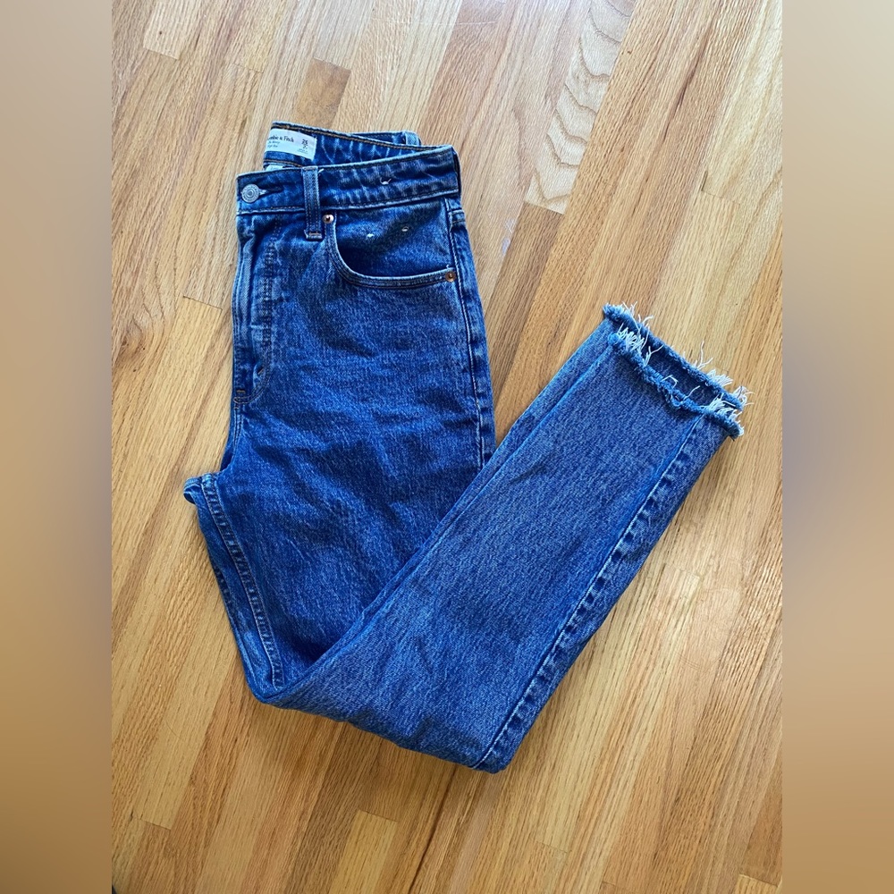 Abercrombie Raw Hem Skinny Jeans